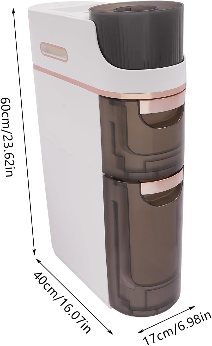 Tall Narrow Storage Cabinet with Drawers N692