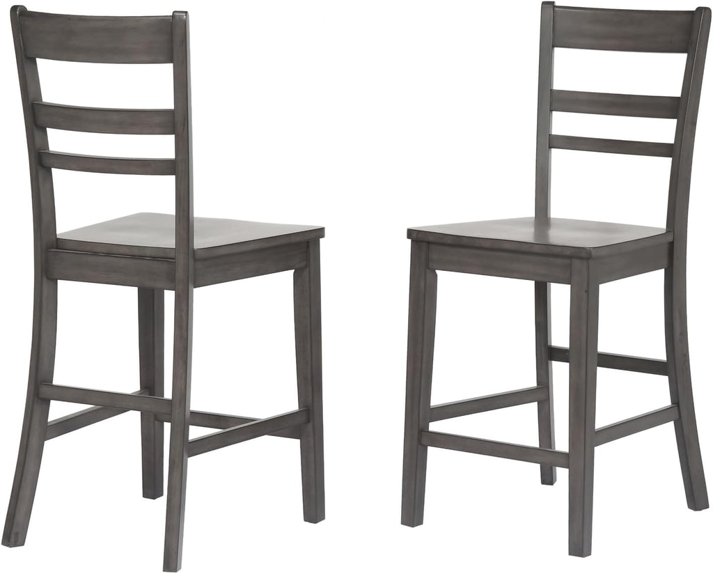 Expandable Drop Leaf Kitchen Island Set with 2 Stools, Drawers and Cabinet L3690