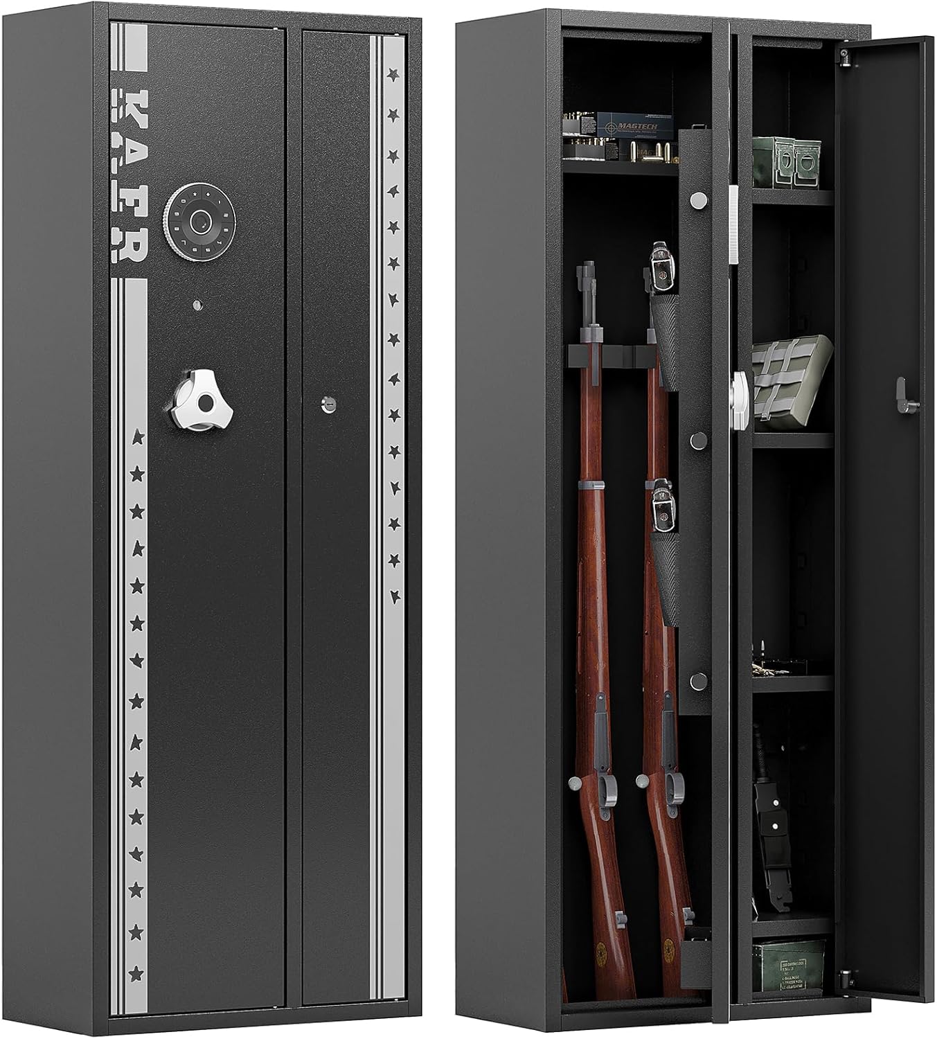 4-5 Gun Safe with Removable Shelf and Gun Rack L72345