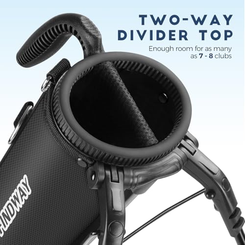 Small Lightweight Golf Stand Bag with Ball Holder and Pockets D571