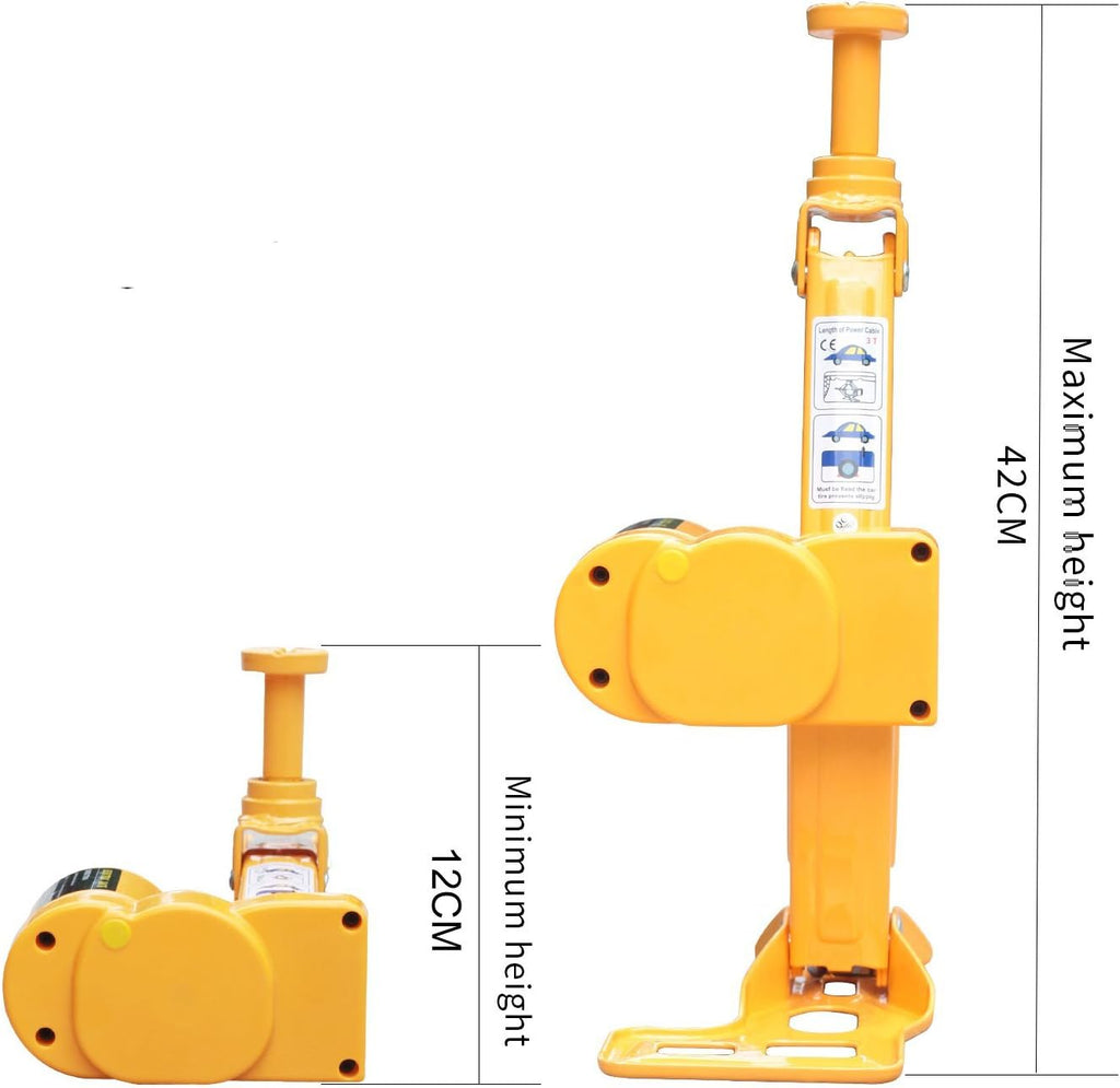 3 Ton 12V Electric Scissor Lift Jack Set with Double Saddles K703
