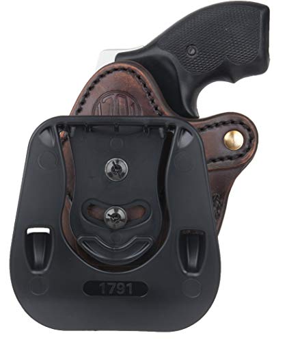 J-Frame Revolver Paddle Holster - OWB Leather Gun Holster L425