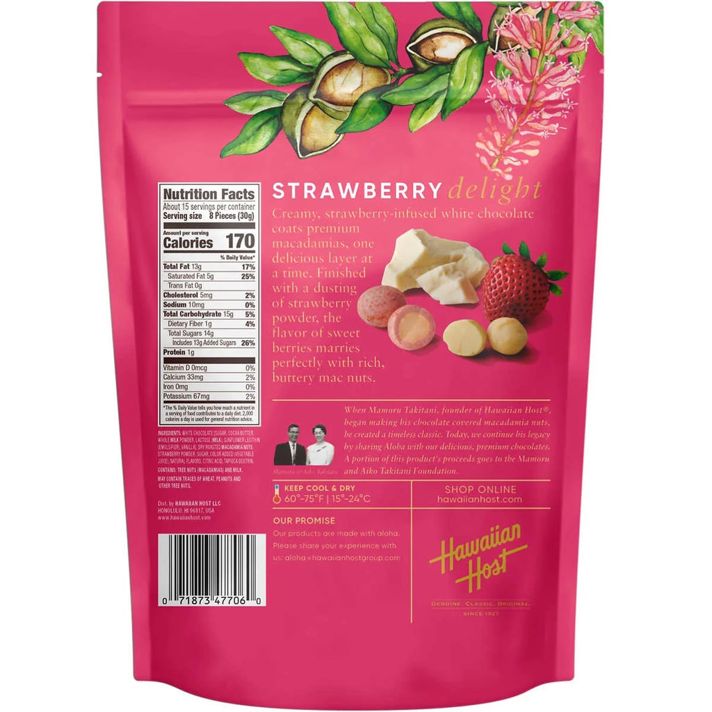 Macadamia Classic Strawberries & Cream Macadamias 16 oz J36397