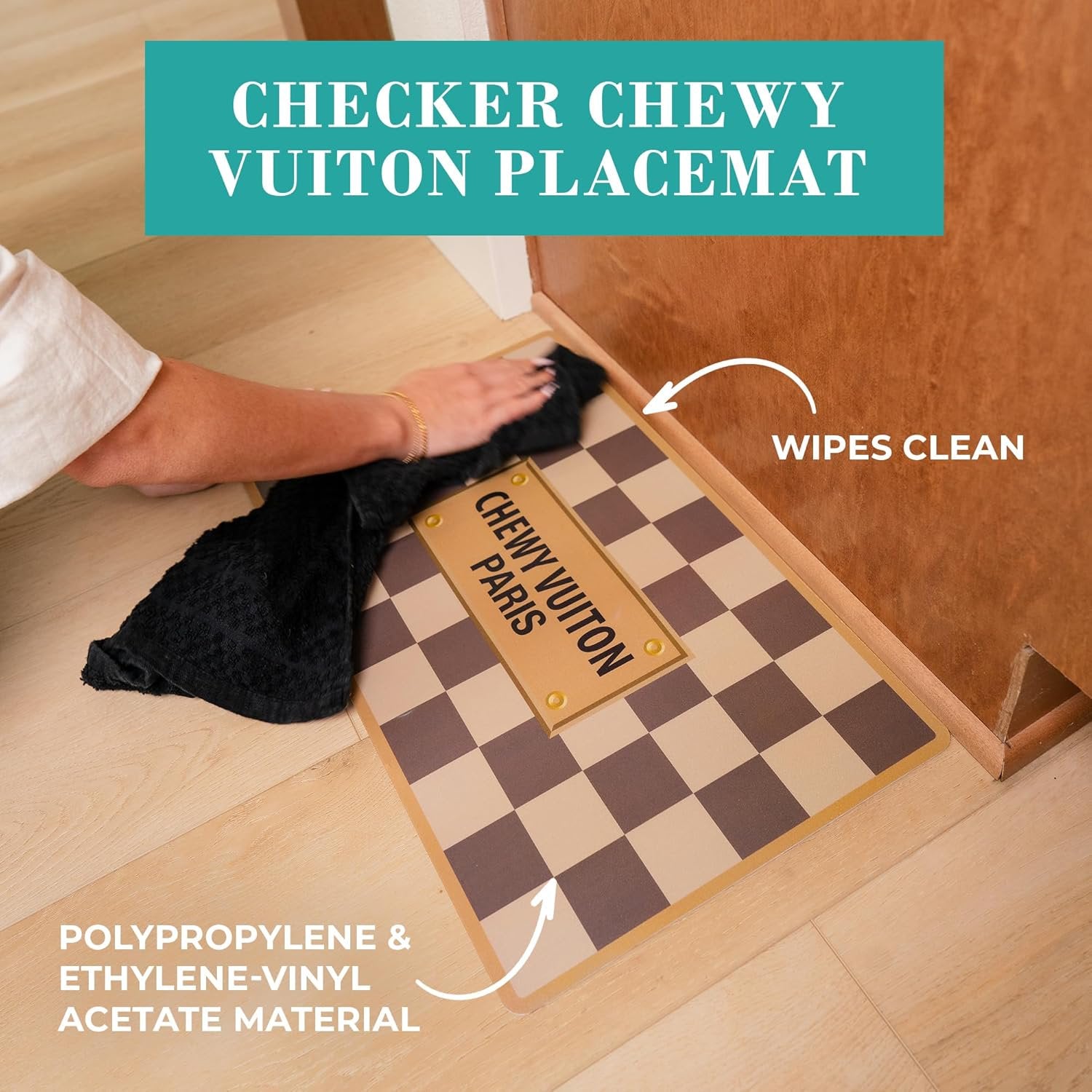 BPA-Free Non-Skid Dog Bowls with Placemat, Case of 2 V294249