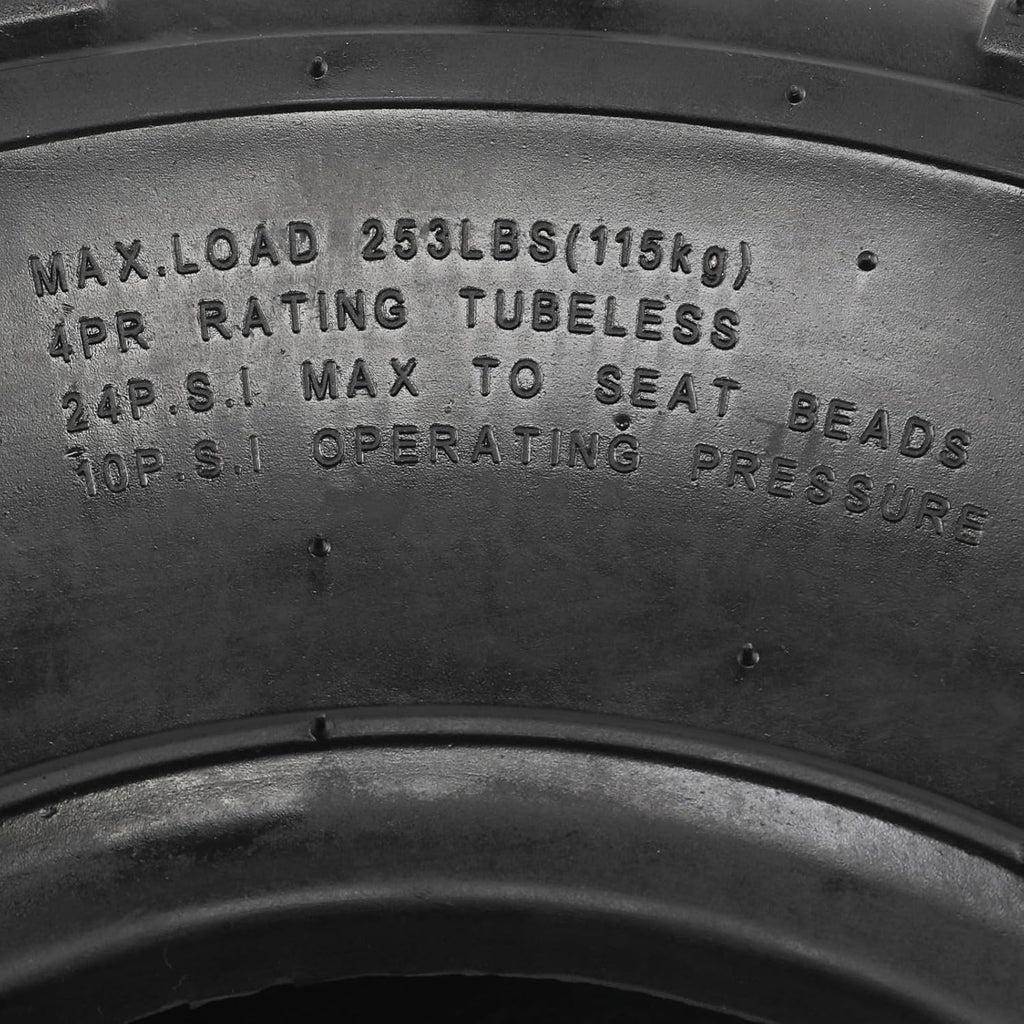 19x7-8 Front & 18x9.50-8 Rear Tubeless Tires A67579