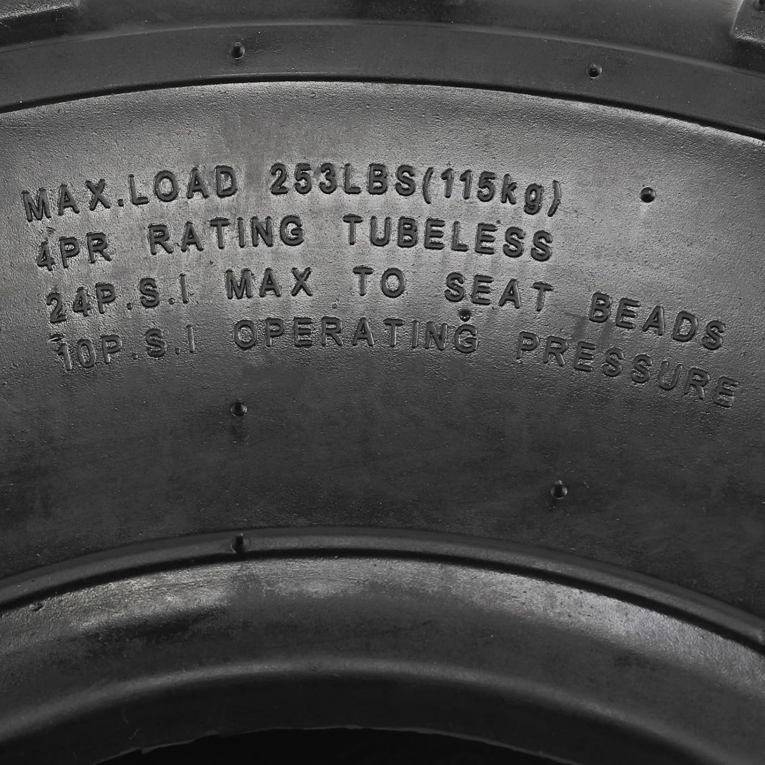19x7-8 Front & 18x9.50-8 Rear Tubeless Tires A67579