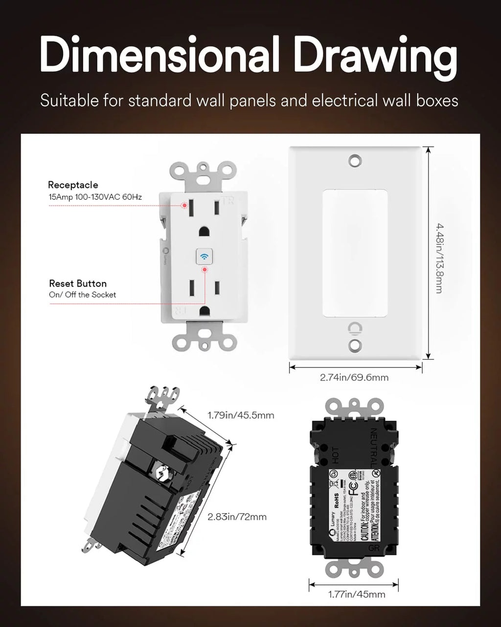 Smart Electrical Outlet 4 Pack Y4331