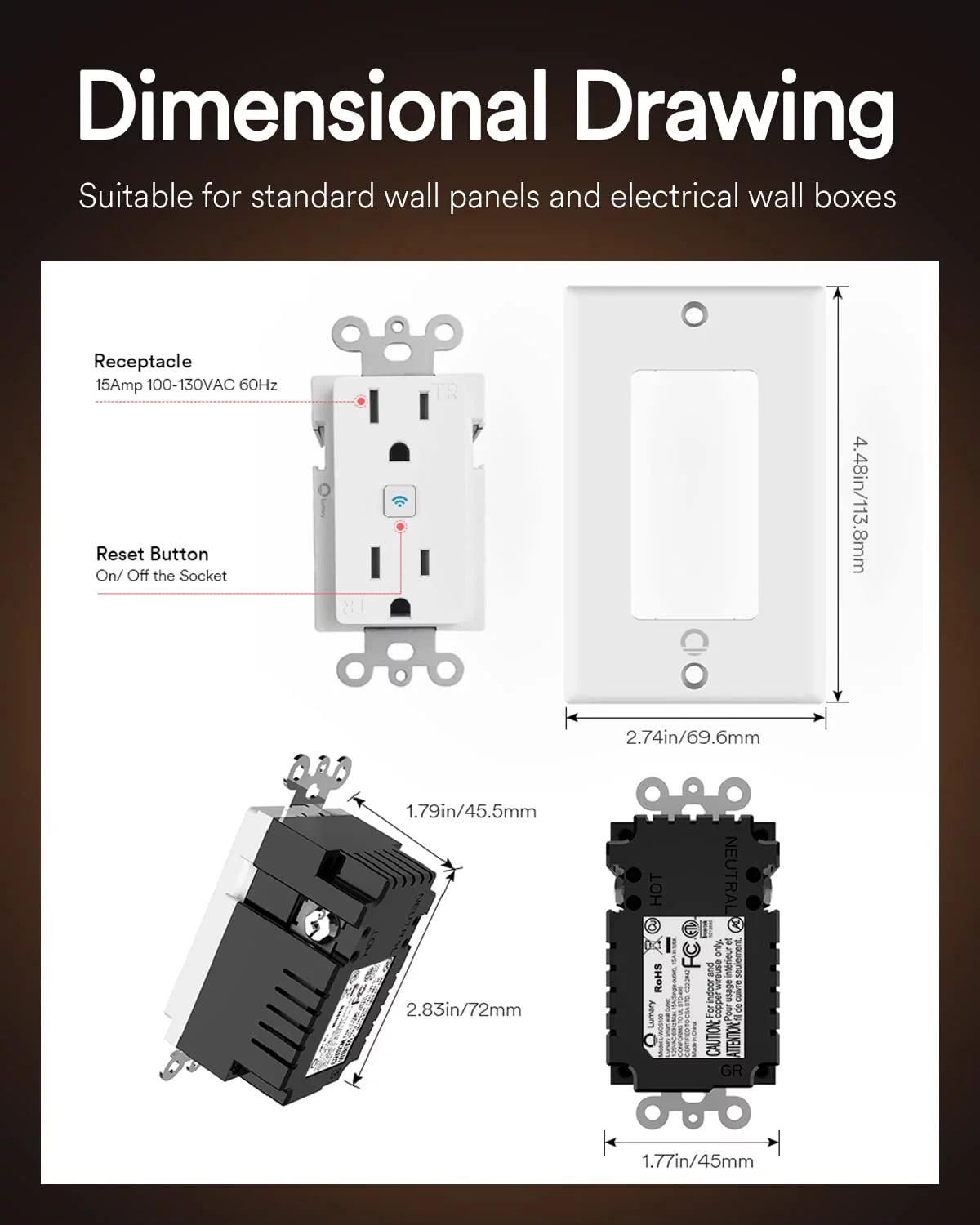 Smart Electrical Outlet 4 Pack Y4331