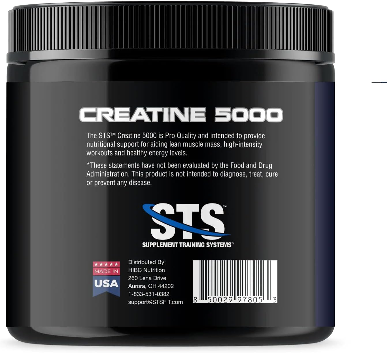 100% Pure Creatine Monohydrate Powder, 300 Grams, 60 Servings C413