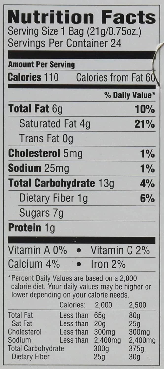 24 individual 21g bags Chocorooms X45537