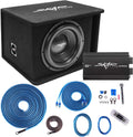 Single 12" 1,200 Watt Subwoofer Bass Package with Loaded Enclosure and Amplifier P321