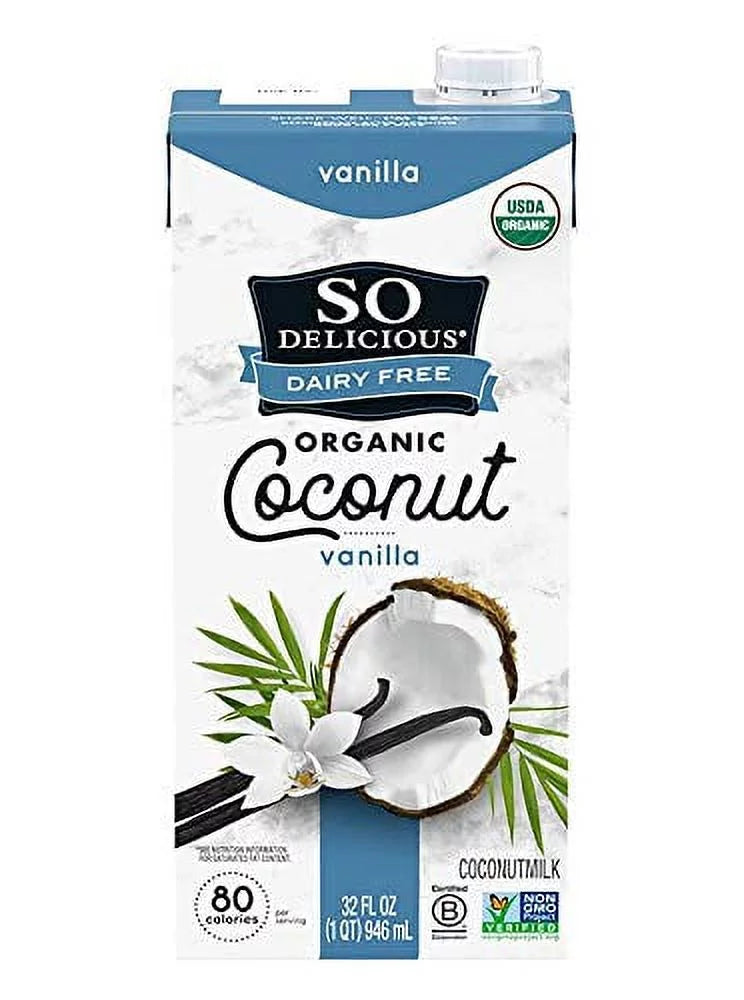 32 fl oz Pack of 4 Organic Coconut Milk Vanilla I4373