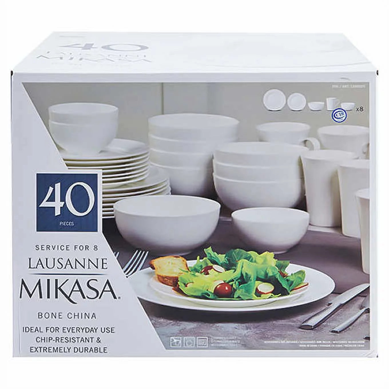 40-piece Bone China Dinnerware Set B536