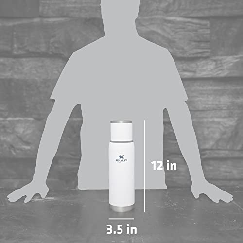 25 oz Insulated Stainless Steel Vacuum Bottle with Leakproof Cup Lid R146571
