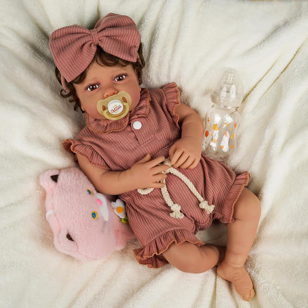 20 Inch Realistic Reborn Baby Doll with Feeding Kit N805