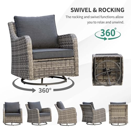 14 Piece Brown Rattan Patio Sectional Sofa Set with Coffee Table E132