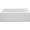 Three Wall Alcove Fiberglass Soaking Tub U1735