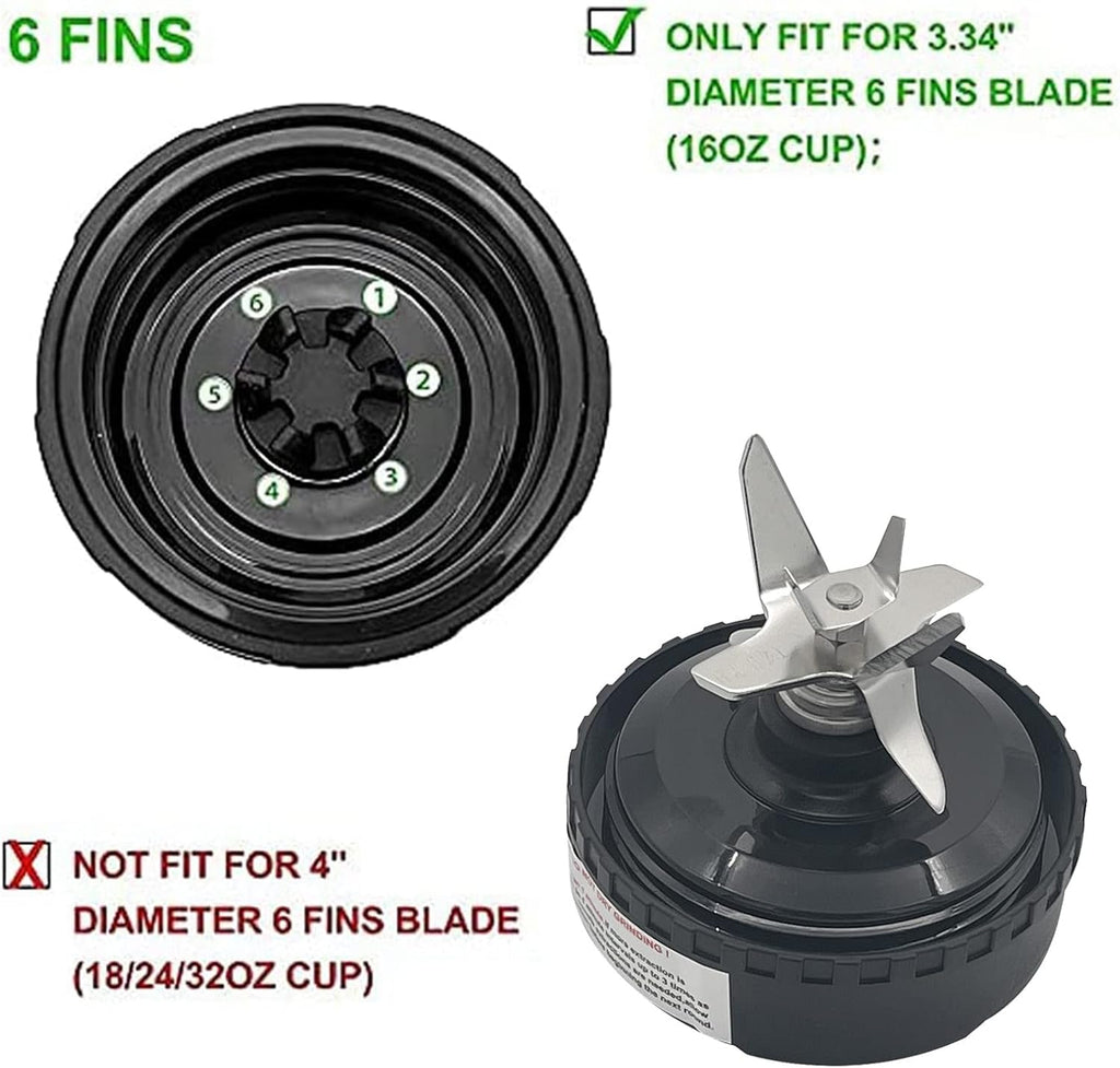 Blender Extractor Blade Assembly for 16oz Cup U339