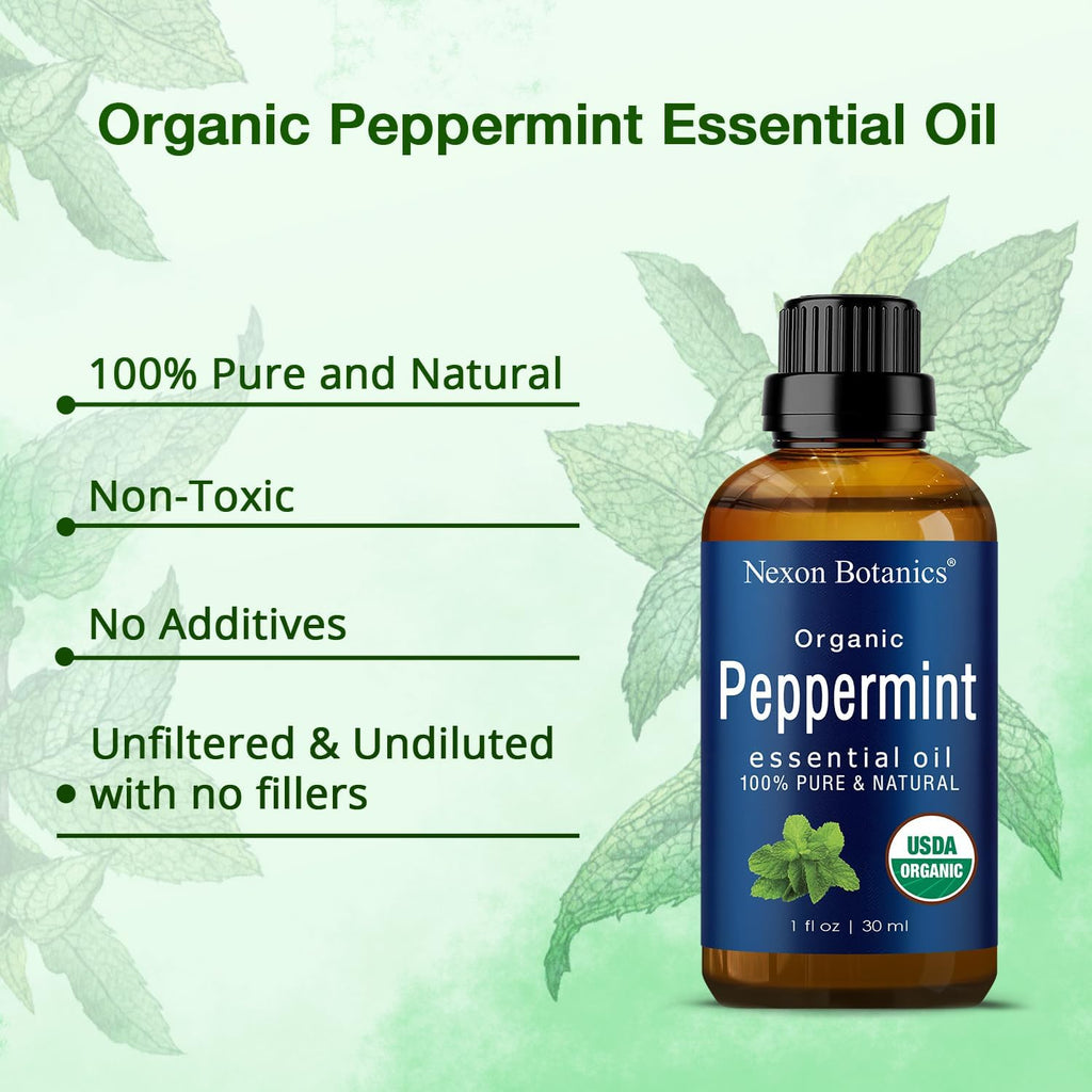 Organic Peppermint Essential Oil 30 ml X215