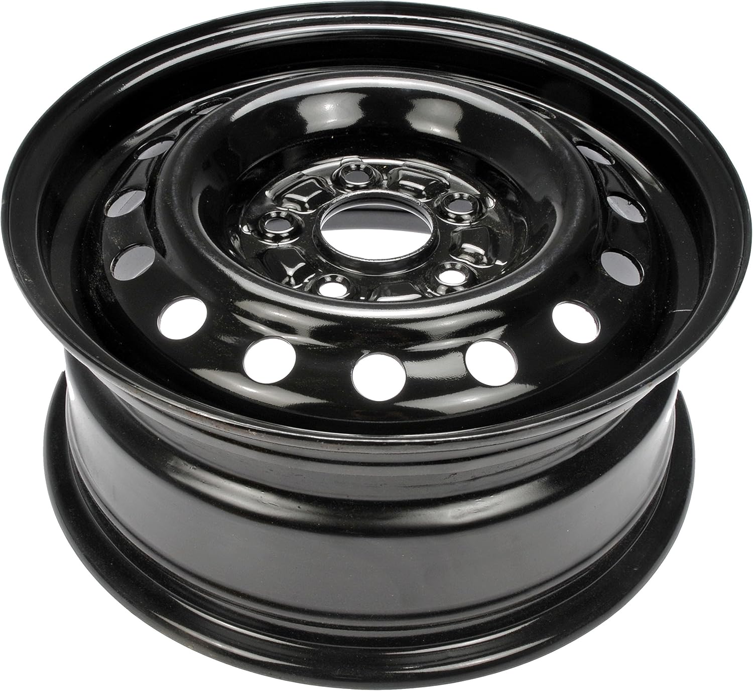 15 X 6.5 In. Black Steel Wheel W445