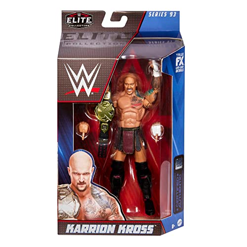 WWE Elite Collection Action Figure & Accessories, 6-inch Collectible with 25 Articulation Points & Swappable Hands N830