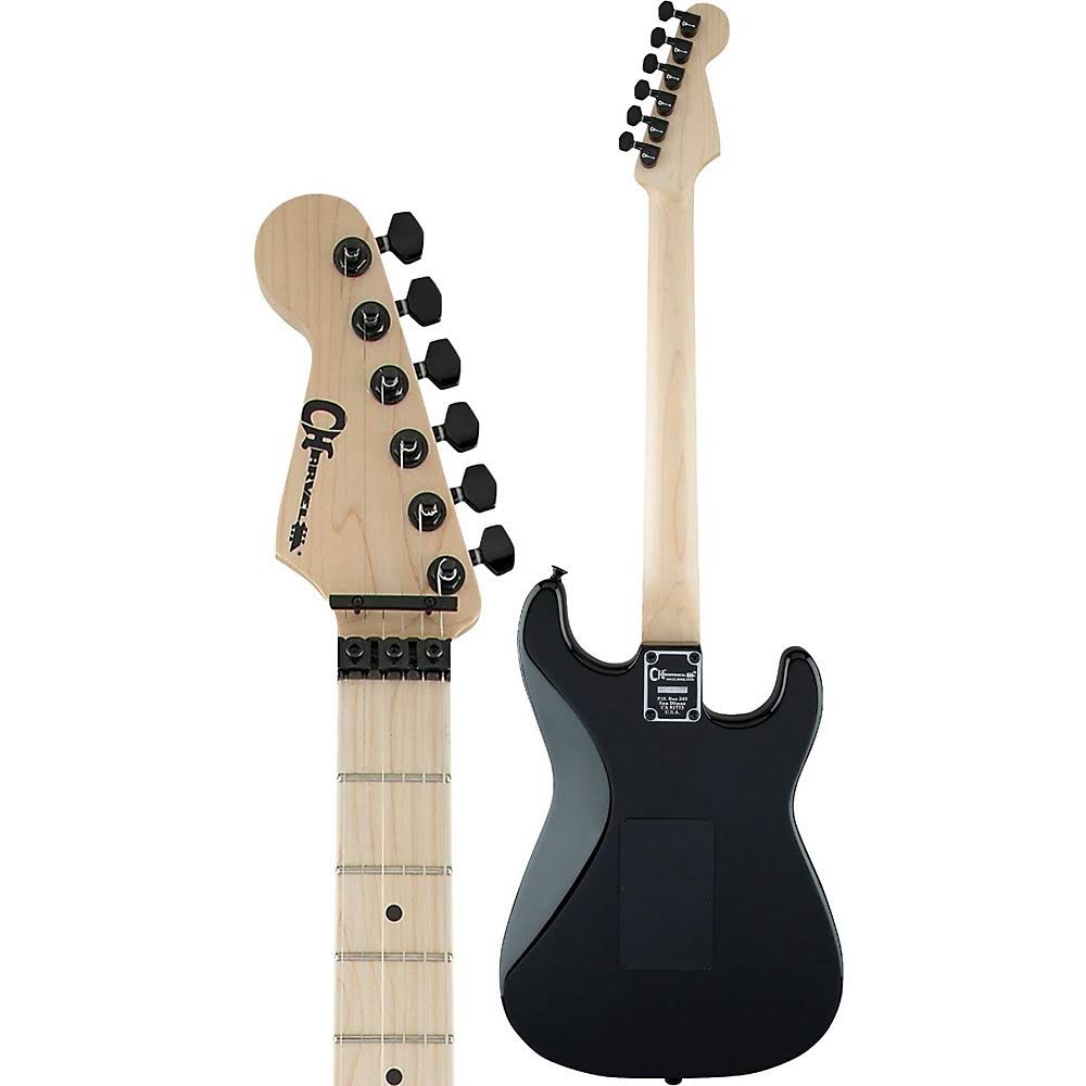 Black Left-Handed Electric Guitar B9574