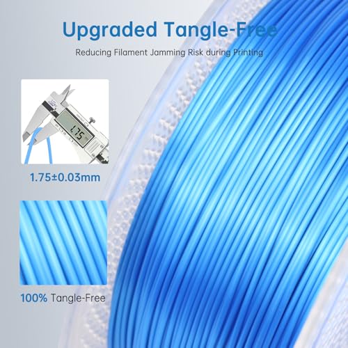 Silk PLA Filament 1.75mm Triple Colors 1kg Spool I820