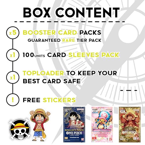 One Piece TCG Mystery Box (5 English Booster Packs) O69296