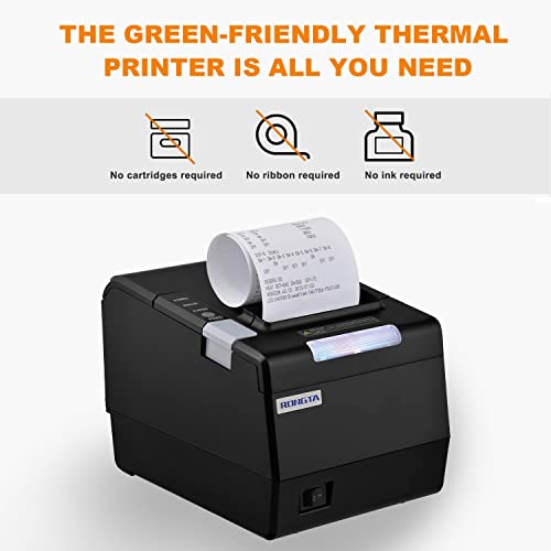 80mm Thermal Receipt Printer with Auto Cutter E837235