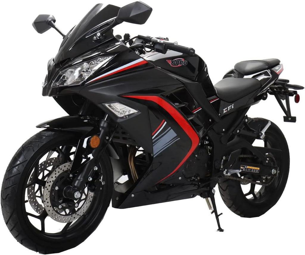 250cc Motorcycle, 6 Manual Transmission Electric Start 17" Wheels B927