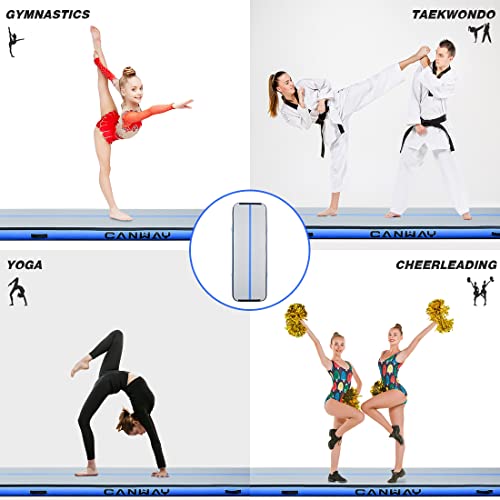 10ft/13ft/16ft/20ft Inflatable Gymnastics Mat with Electric Air Pump A170573