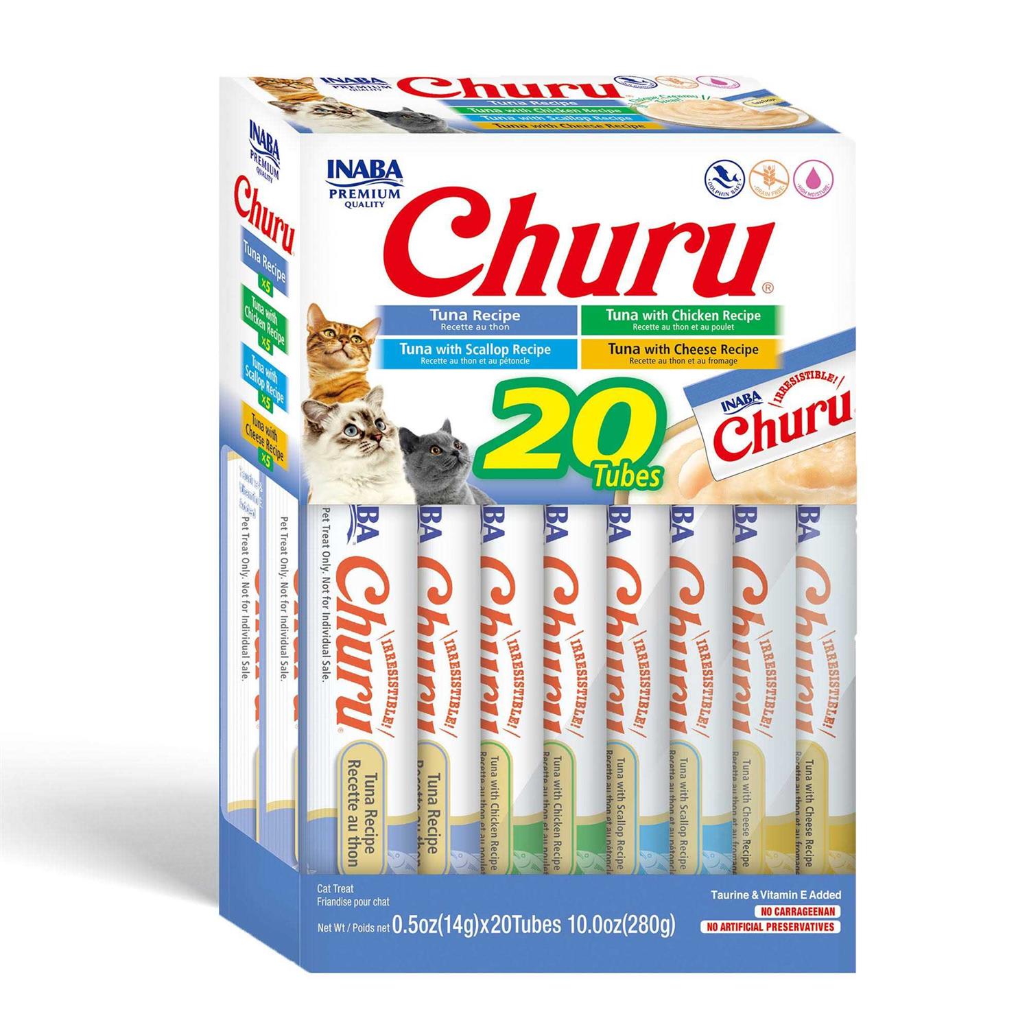 Tuna Variety Pack Churu Purees Cat Treats A761610