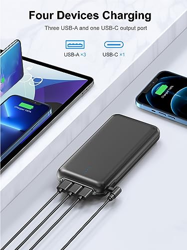 30000mAh 22.5W Fast Charging Power Bank with 4 Outputs B206926