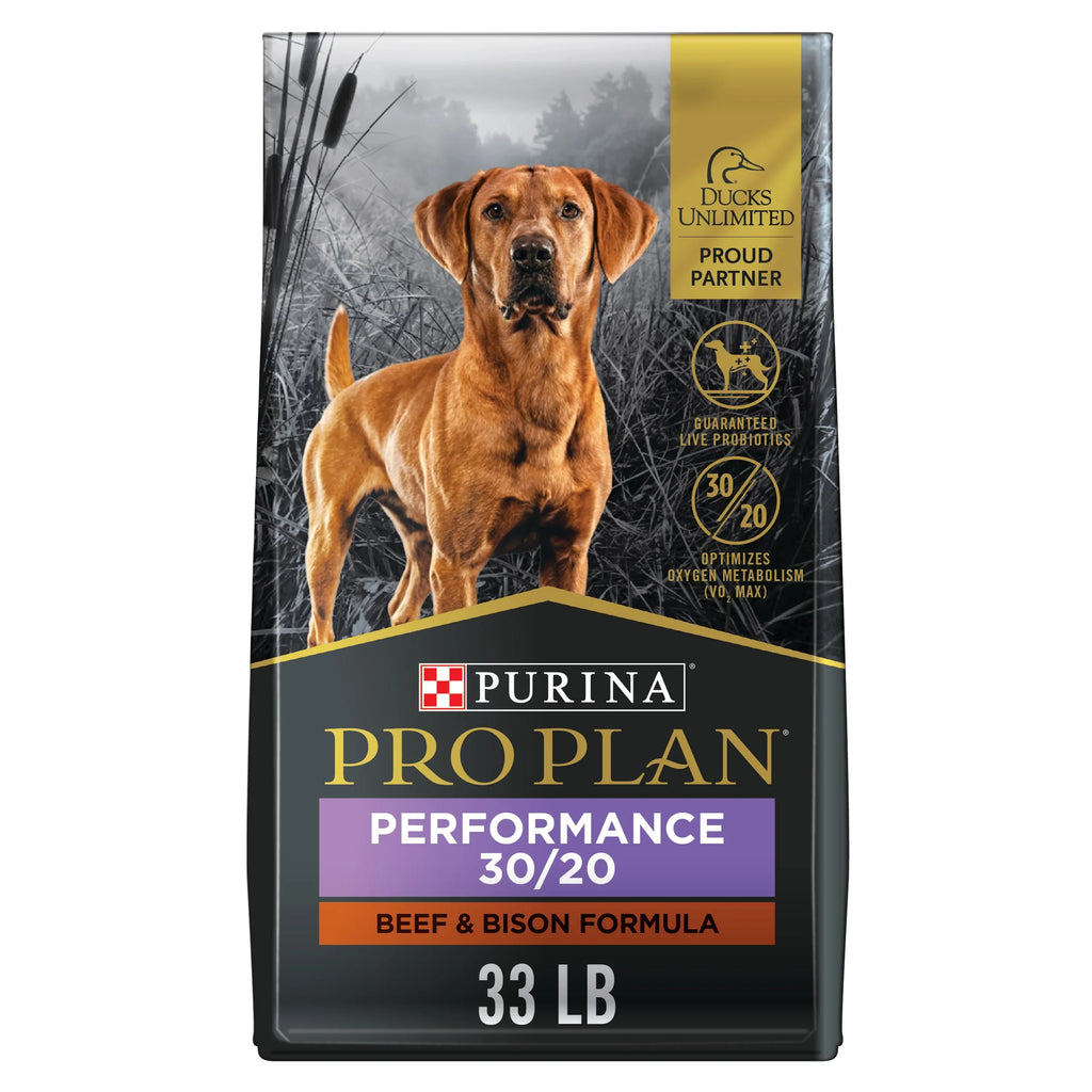 33 lb Dry Dog Food Beef Bison V869