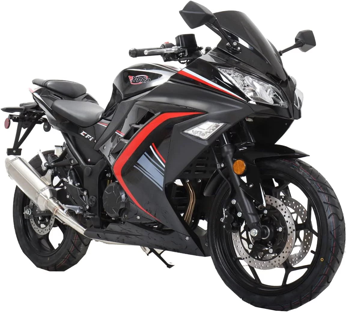 250cc Motorcycle, 6 Manual Transmission Electric Start 17" Wheels B927