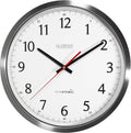14 Inch Analog Stainless Steel Wall Clock B63930