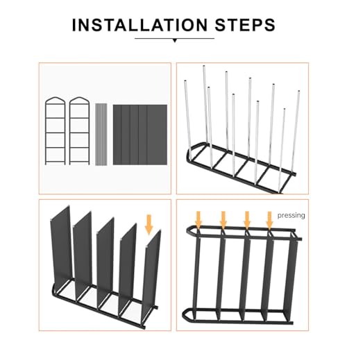3 Tier Stainless Steel Shoe Rack (black) M166