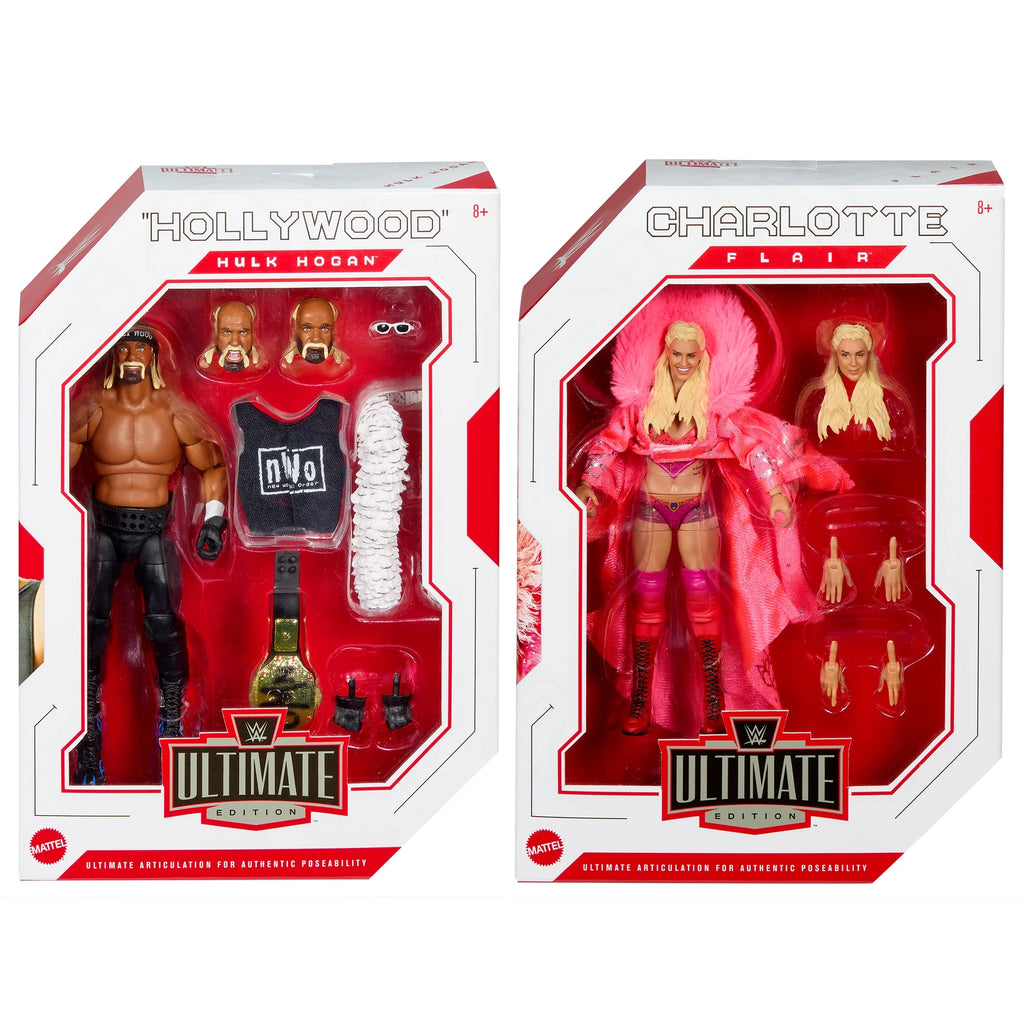 Complete Set of 2 WWE Wrestling Action Figures M806147