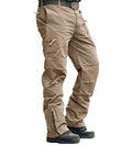 Men's Cotton Multi-Pockets Work Cargo Pants I780