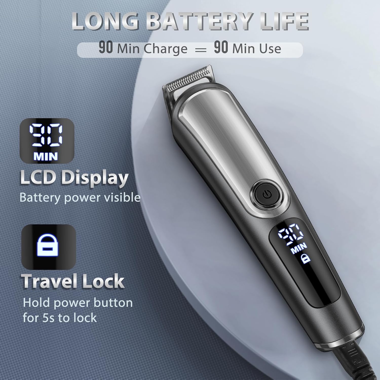 Cordless Rechargeable Electric Beard Trimmer C772454