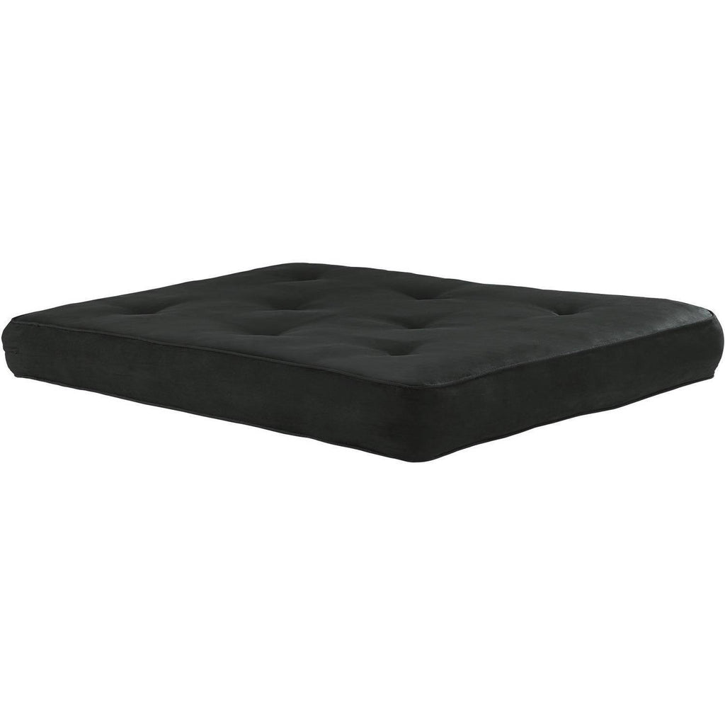 8-Inch Independently Encased Coil Futon Mattress Full Size Black M364044