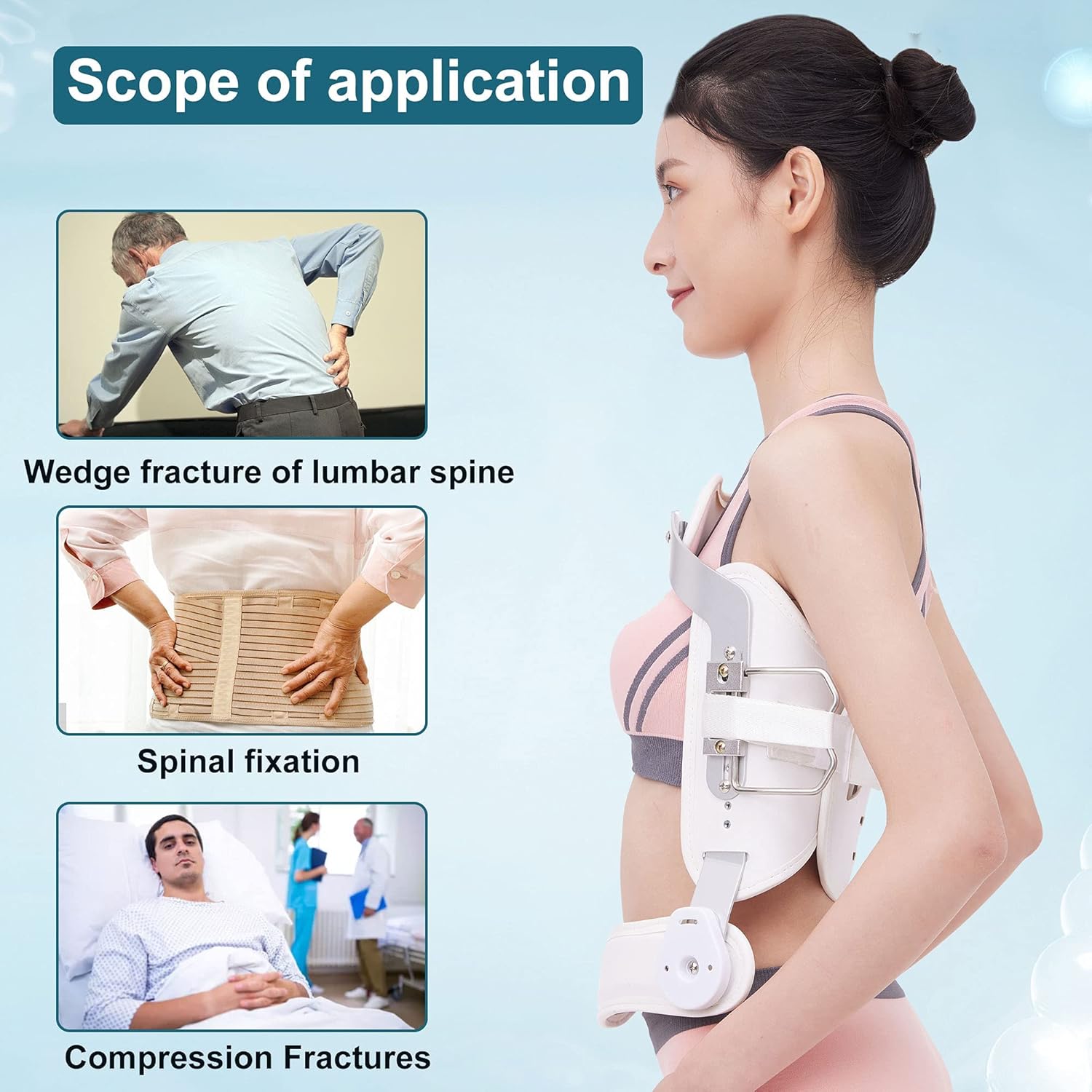 Jewett Brace for Thoracic & Lumbar Spine Flexion (Medium) I70666