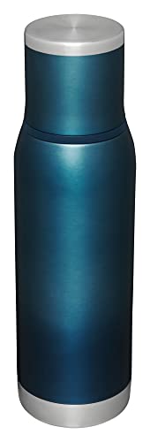 25 oz Insulated Stainless Steel Vacuum Bottle with Leakproof Cup Lid R146571