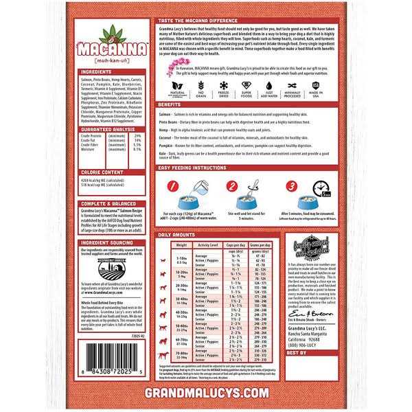 Grain Free Salmon Freeze Dried Dog Food M958