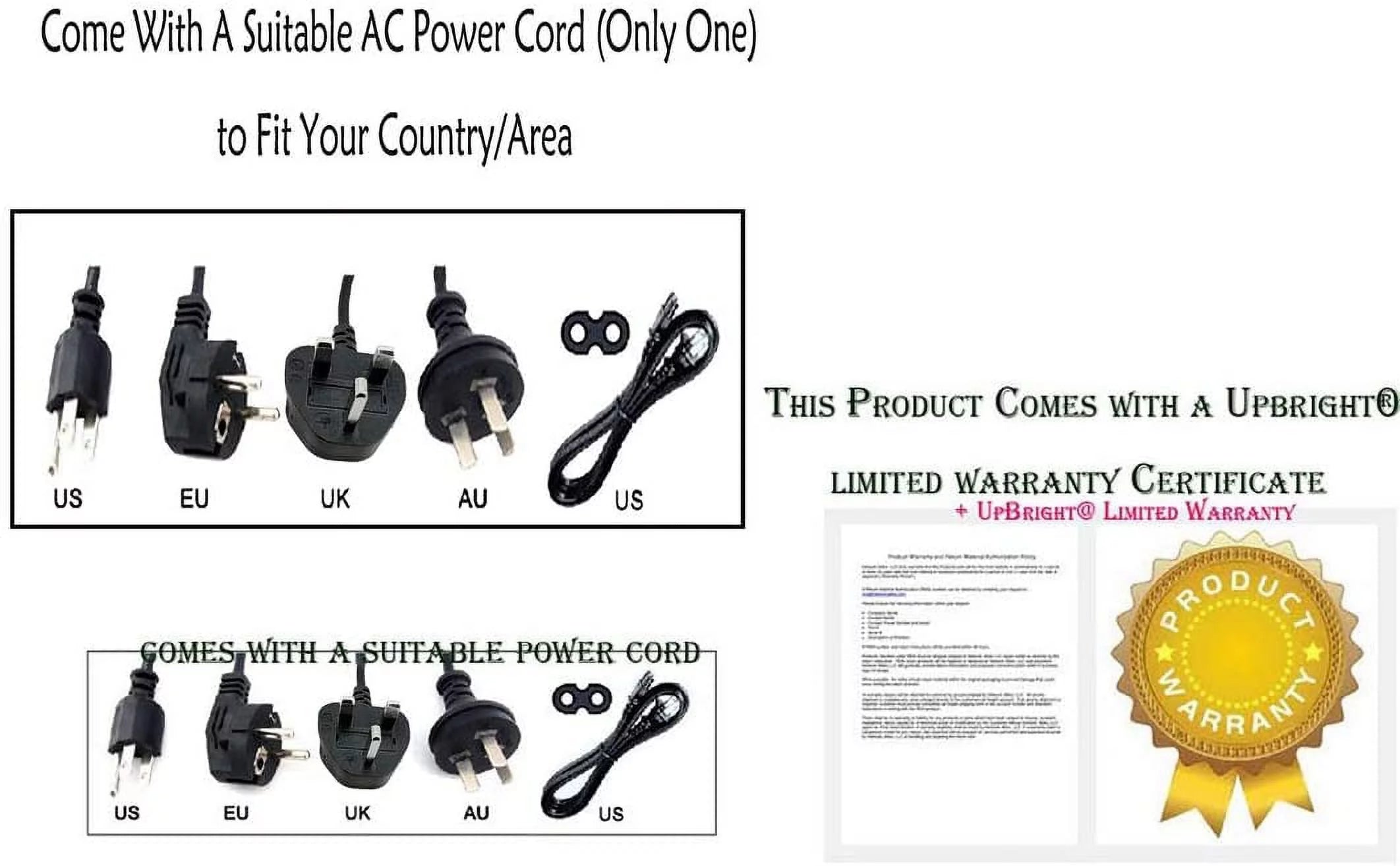15V 4A 60W AC/DC Adapter for Portable Oxygen Concentrator X493