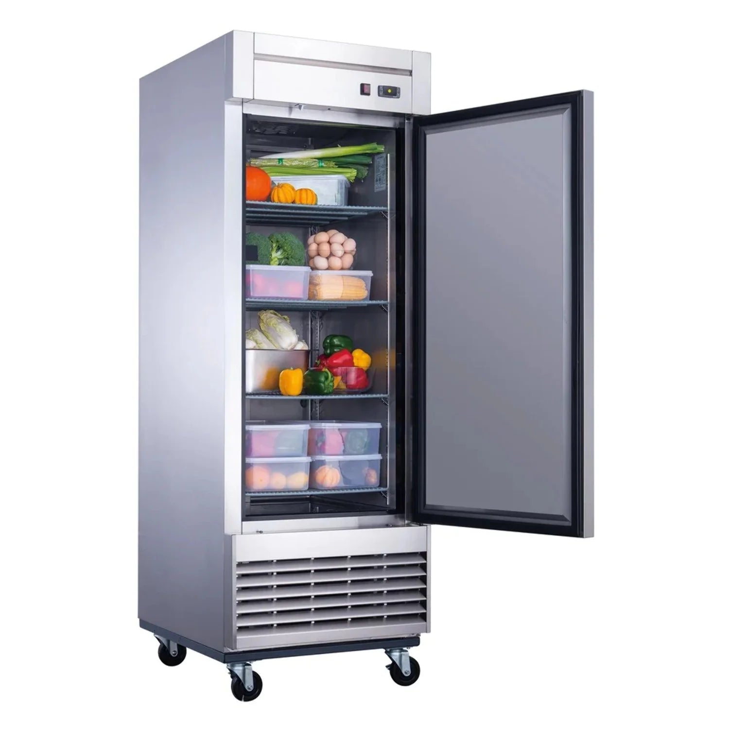 27 Reach-In Refrigerator with 1 Solid Door O13502