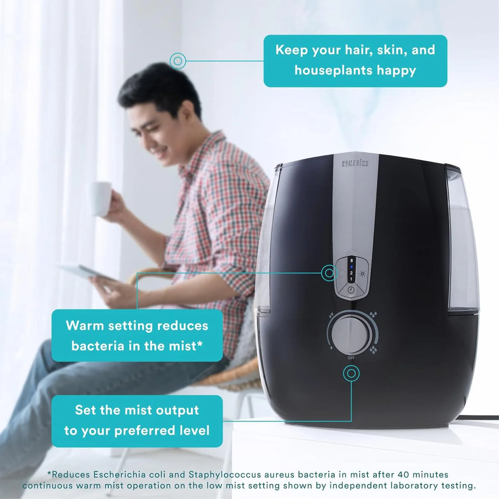 Ultrasonic Air Humidifier, 5.3L Water Tank with Warm and Cool Mist C773581