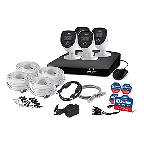 1080P 8 Channel DVR Security Camera System with 1TB Hard Drive and 4 Cameras D5331