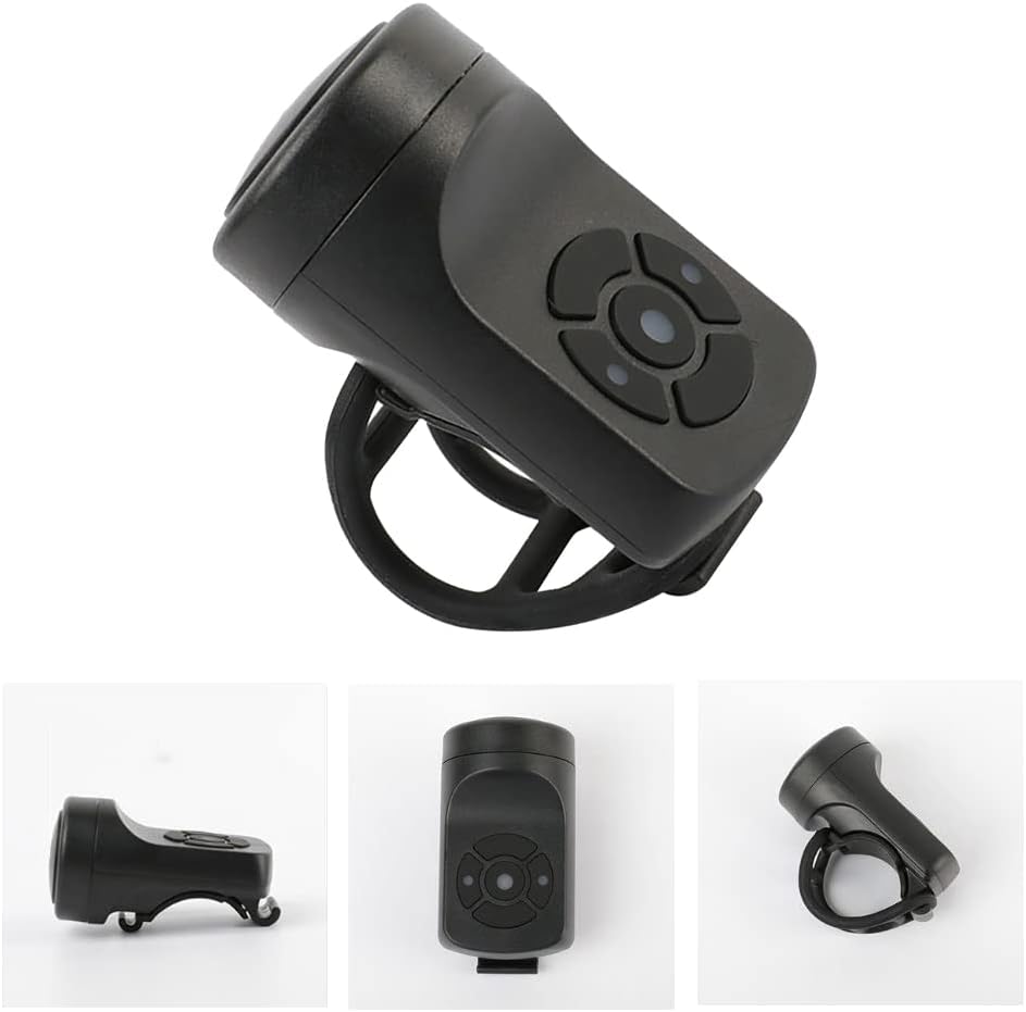 120Db USB Rechargeable Electric Bike Horn with 4 Sound Modes M60379