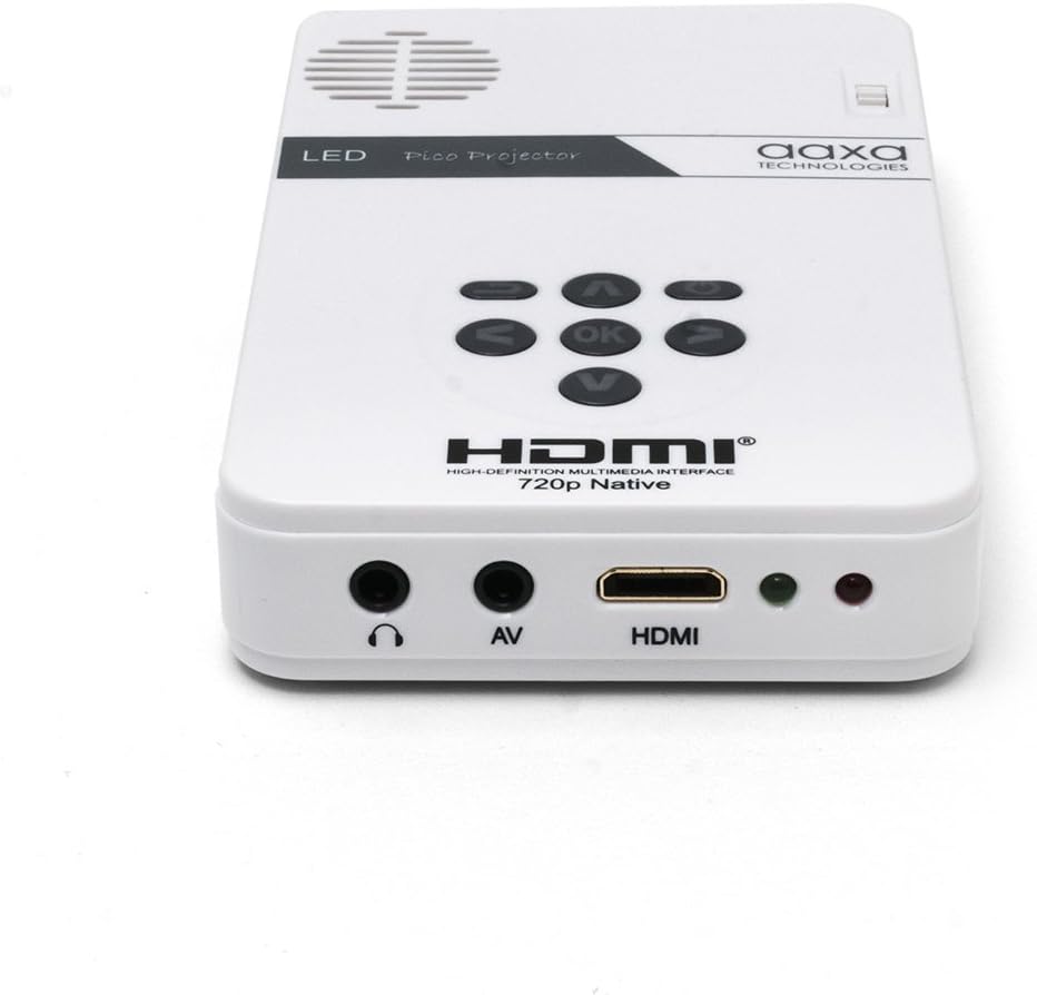 Pico Portable Mini Projector with Built-in Media Player and Speakers R8065